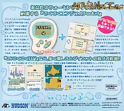 Image n° 2 - boxback : Teku Teku Angel Pocket with DS Teku Teku Nikki - White & Ice Blue